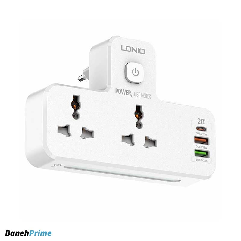 چندراهی و شارژر الدینیو 2311 LDNIO