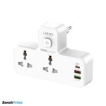 چندراهی برق شارژر و چراغ خواب الدینیو ldnio 2311