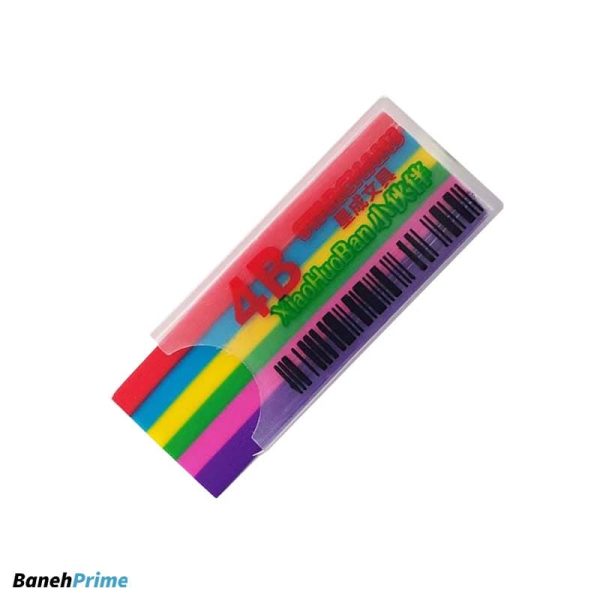 پاکن غلاف دار و معطر 4B starchans طرح رنگین کمان