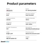 هدفون با صدای HIFI یسیدو ek03