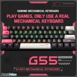 کیبورد مکانیکی اونیکوما مدل g55