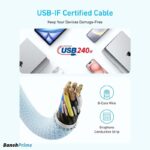 کابل مقاوم انکر 240 وات 240W