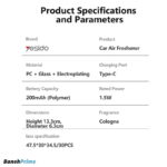 خوشبو کننده اتوماتیک خودرو یسیدو مدل vc16